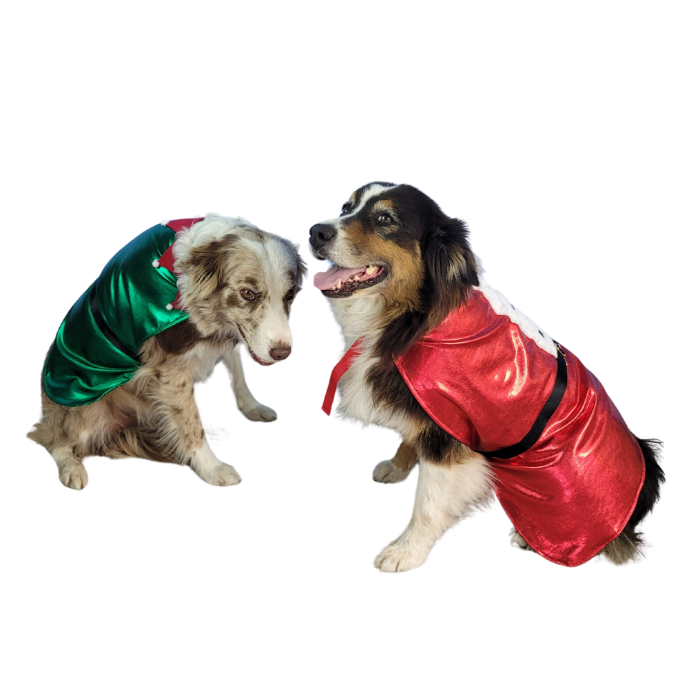 Capa Navideña Para Perros y Gatos