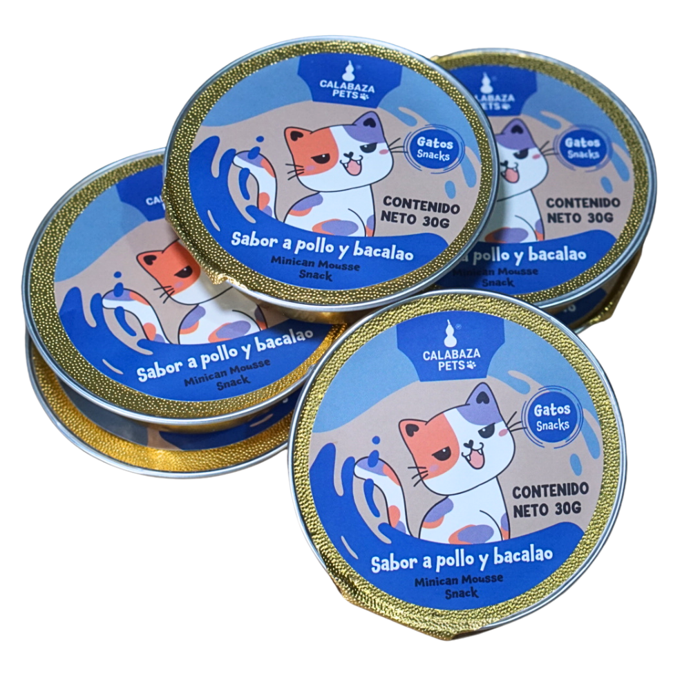 Kit Cinco Para Gatos Minican Mausse + Ratón Cola Larga