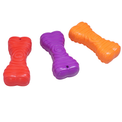 Juguete Hueso Goma Con Pito Colores Surtidos