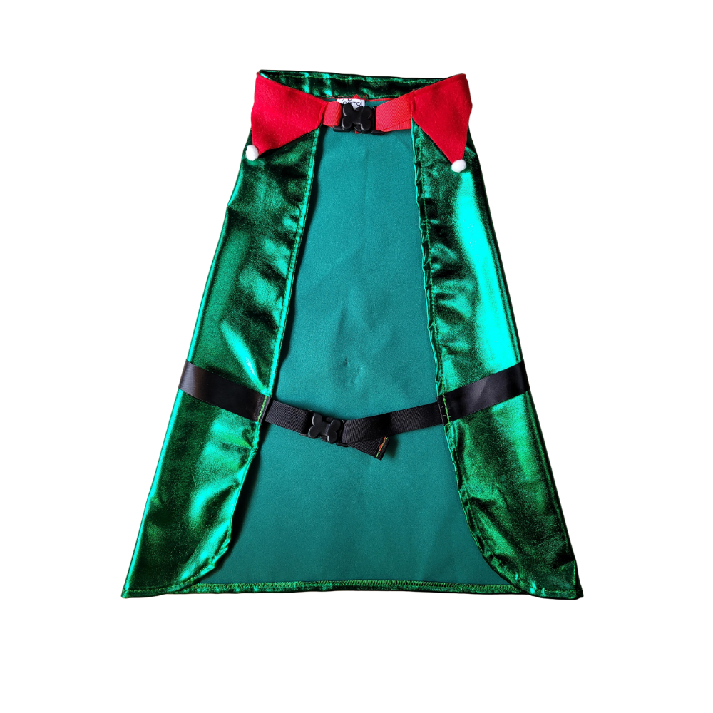 Capa Navideña Para Perros y Gatos