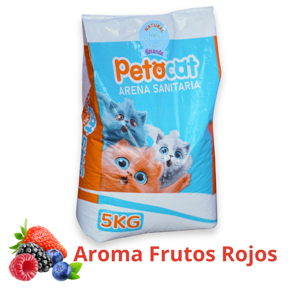 Arena Para Gato PetoCat 5 Kilos Bentonita Natural
