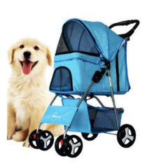 Coche Para Mascotas Pequeñas y Medianas Hasta 15 k