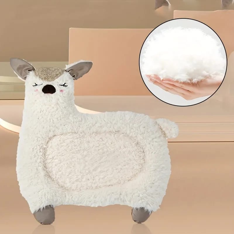 Cama Forma de Alpaca Para Gatos o Perros pequeños