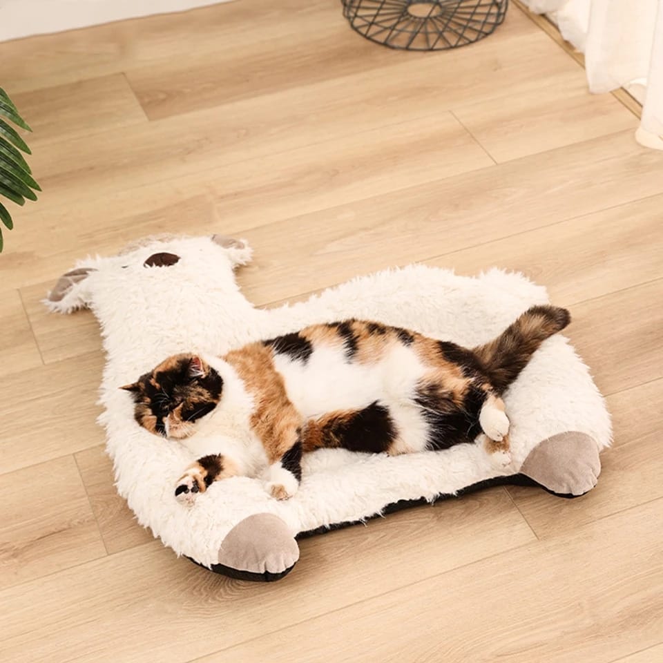 Cama Forma de Alpaca Para Gatos o Perros pequeños