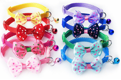 Collar Con Moño y Cascabel, Perro y Gato