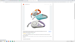 Correa Retráctil Ergonómica Con Luz Led Para Mascotas Premiun 3M