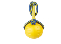 Pelota Mega Resistente Con Cuerda Grande 9cm