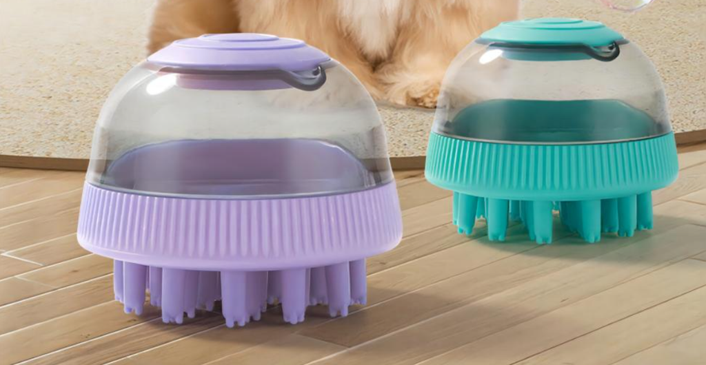 Cepillo Dispensador de Jabón Para Baño Con Cerdas Finas y Gruesas