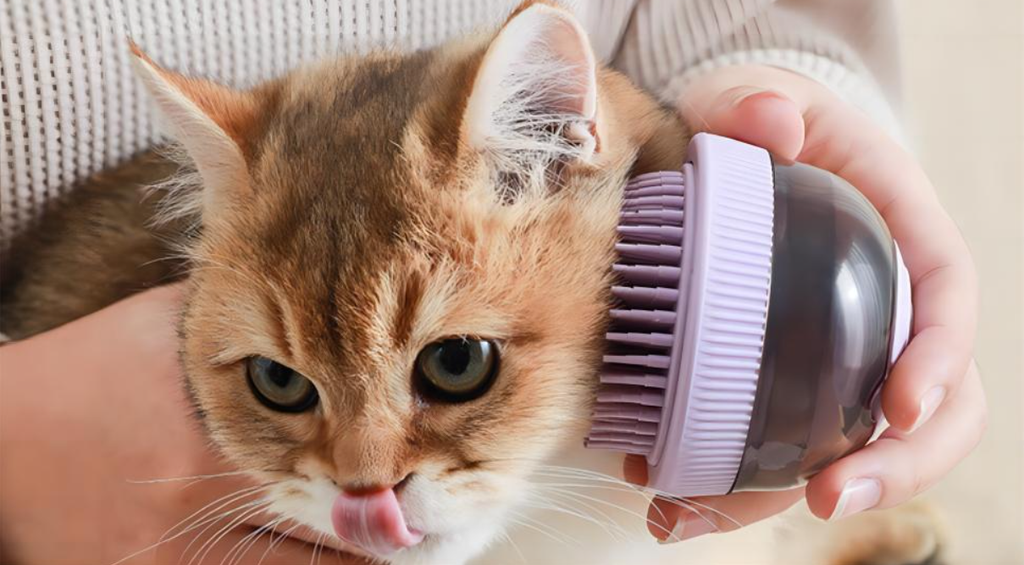 Cepillo Dispensador de Jabón Para Baño Con Cerdas Finas y Gruesas