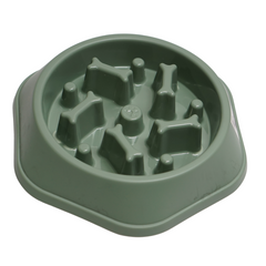 Comedero / Plato Huesito Antirreflujo Plastico Perro