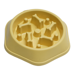 Comedero / Plato Huesito Antirreflujo Plastico Perro