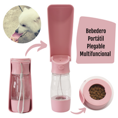 Bebedero Portátil Plegable Multifuncional