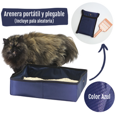 Arenera Plegable de Viaje Con Estuche y Pala