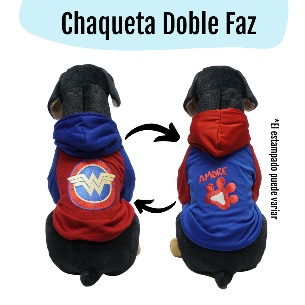 Chaqueta Beisbolera Doble Fax Super Héroes