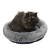 Image of CAMA PERRO/GATO REDONDA TIPO NIDO CON COJIN EXTRA COMODA