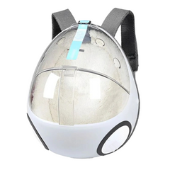 Morral y  Cama para Gato o Perro Pequeño tipo Capsula Huevo