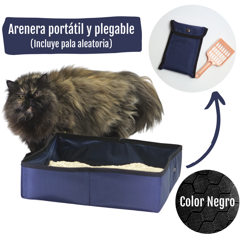 Arenera Plegable de Viaje Con Estuche y Pala