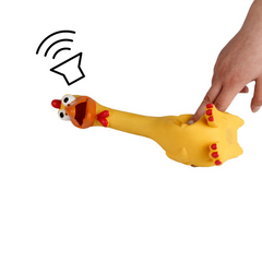 Juguete Perro Pájaro Chillón Látex 28 cm