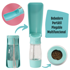 Bebedero Portátil Plegable Multifuncional