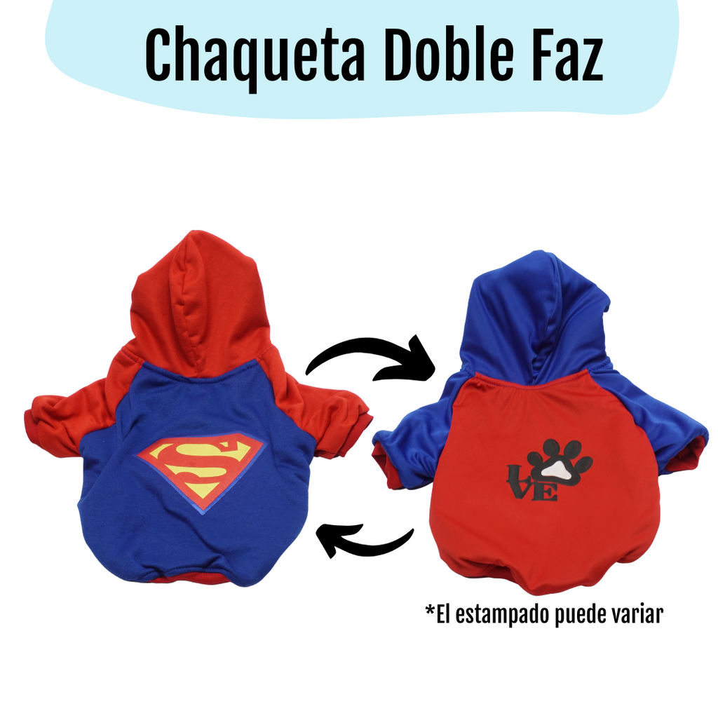 Chaqueta Beisbolera Doble Fax Super Héroes