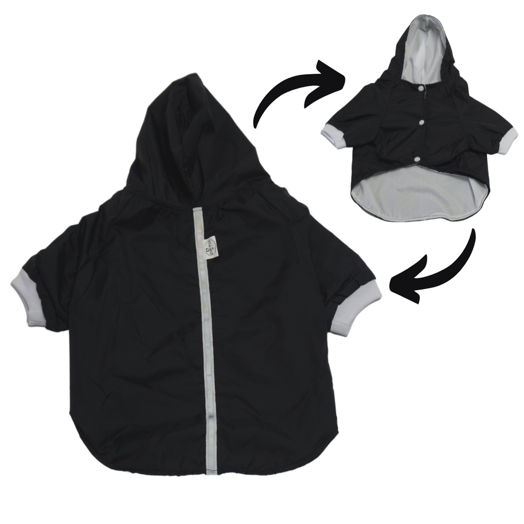 CHAQUETA CON REFLECTIVO Y MALLA ROMPE VIENTOS