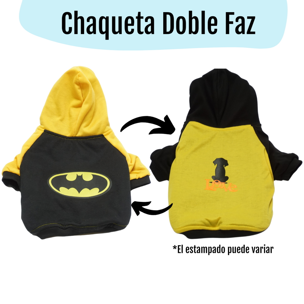 Chaqueta Beisbolera Doble Fax Super Héroes