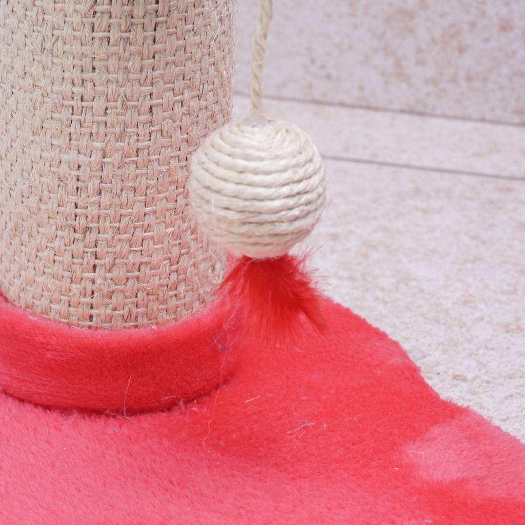 RASCADOR HUELLA PEQUEÑO GATO AFILADOR UÑAS PREVIENE ESTRES