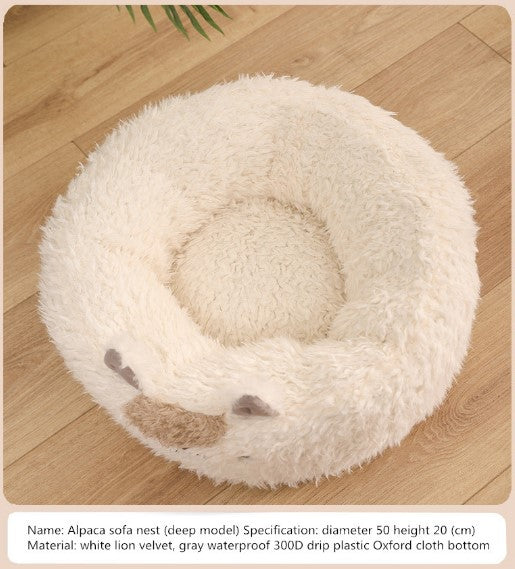 Cama Gato Super Acolchada Alpaca