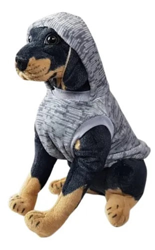 Saco Perro Buzo Chaleco Piel De Conejo Suave Con Capota