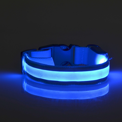 Collar Reflectivo- Con Luz Para Mascotas