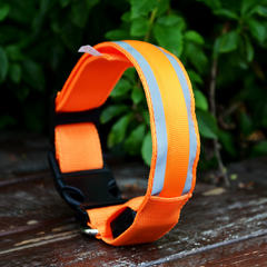 Collar Reflectivo- Con Luz Para Mascotas