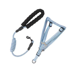 Traílla y Arnés Para Mascotas Mango de Goma