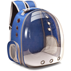 Morral Mochila Maleta Transparente Para Perro O Gato
