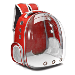Morral Mochila Maleta Transparente Para Perro O Gato