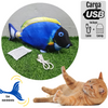 Image of Juguete Para Gato Peluche Pez Pescado con Movimiento Electrónico carga USB