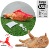 Image of Juguete Para Gato Peluche Pez Pescado con Movimiento Electrónico carga USB