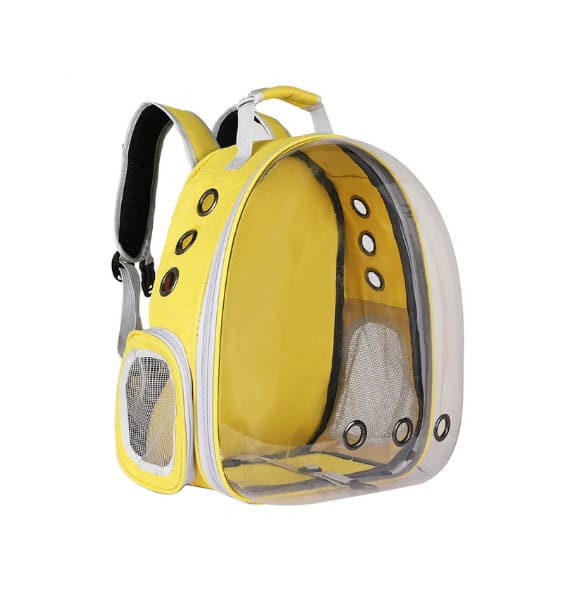 Morral Mochila Maleta Transparente Para Perro O Gato