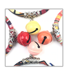 Collar Bohemio Con Cascabel Mascotas