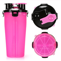 Termo Botilito Bebedero Portatil Doble Uso Perro +1 Plato