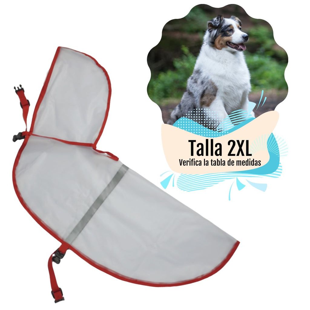 Capa Perro Lluvia 100% Impermeable