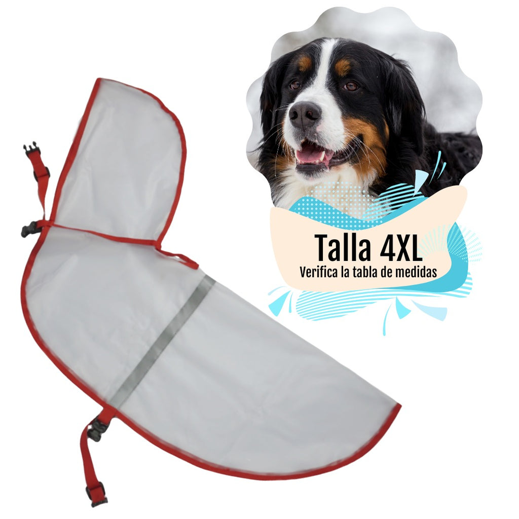 Capa Perro Lluvia 100% Impermeable