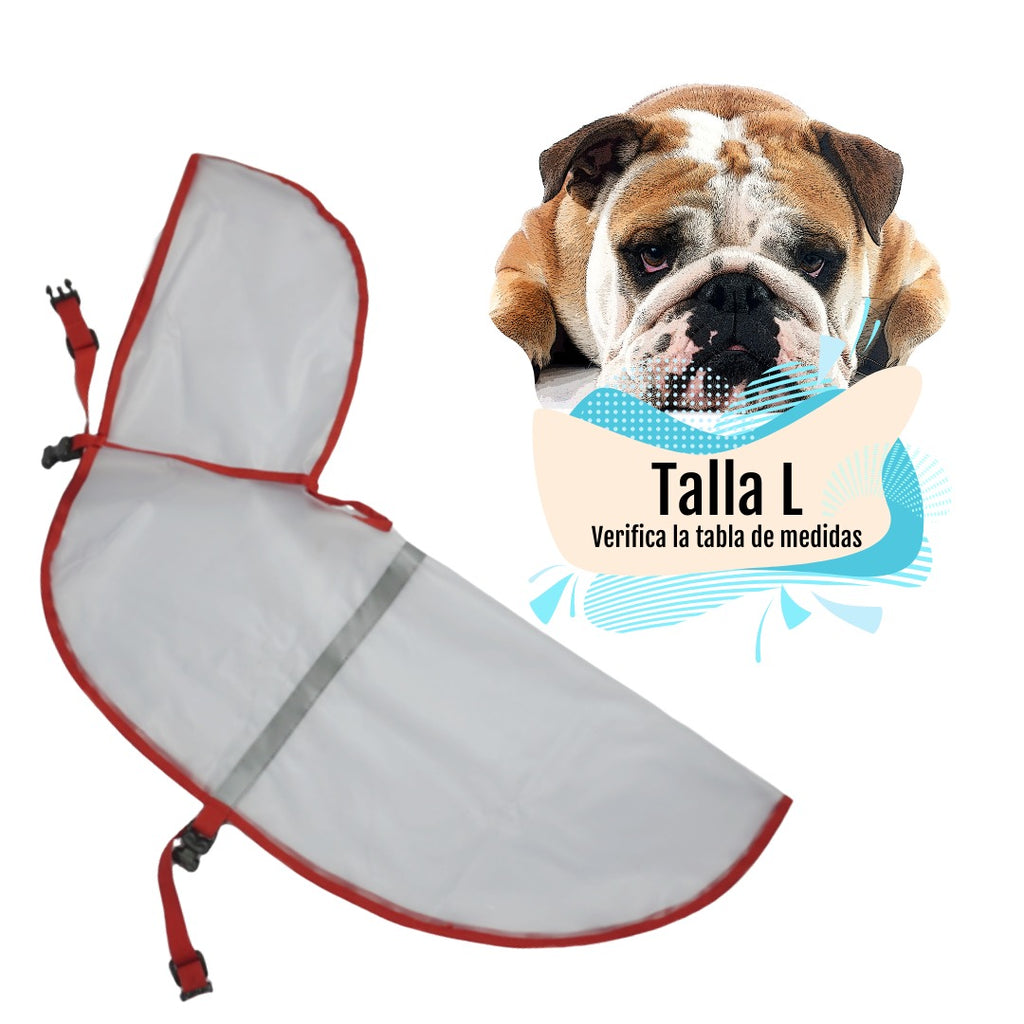 Capa Perro Lluvia 100% Impermeable