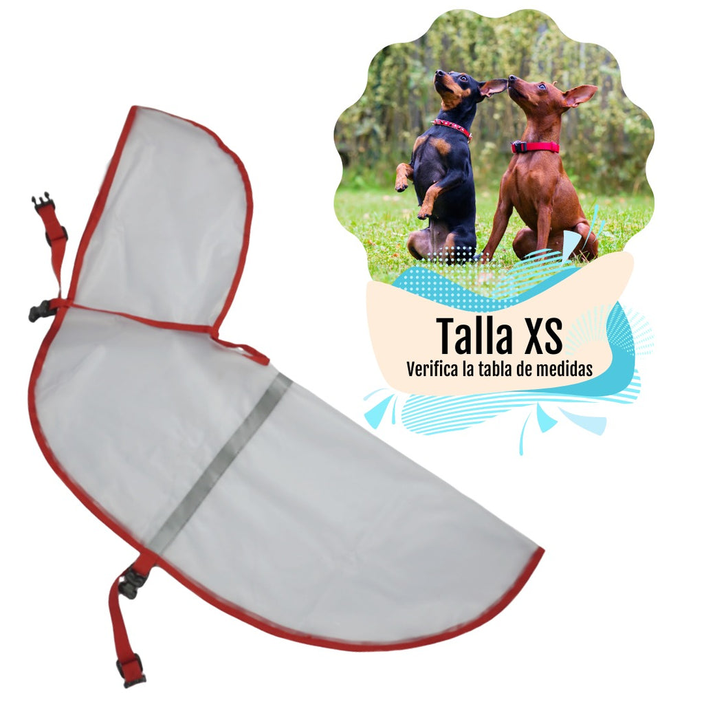Capa Perro Lluvia 100% Impermeable