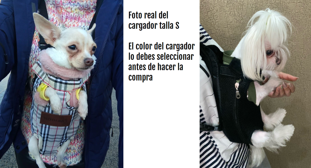 Cargador Maleta Perro Estilo Bebe Canguro Para Moto