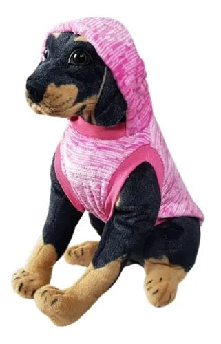 Ropa Perro Gato Buzo Chaleco Cómodo Y Calientito Con Capota