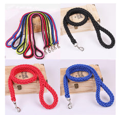 COLLAR Y CORREA TEJIDA