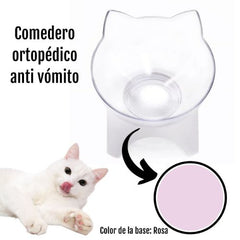 Comedero / Plato Gato Ortopédico Anti Vomito 13cm