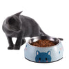 Image of Comedero Plato Perro Gato 2en1 Melamina Acero Inox.
