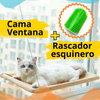Image of Combo Cama Ventana + Rascador esquinero para gato