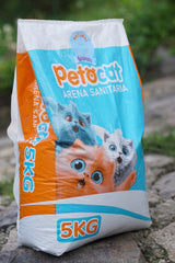 Arena Para Gato PetoCat 5 Kilos Bentonita Natural